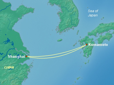 Japan Cruise Itinerary Map