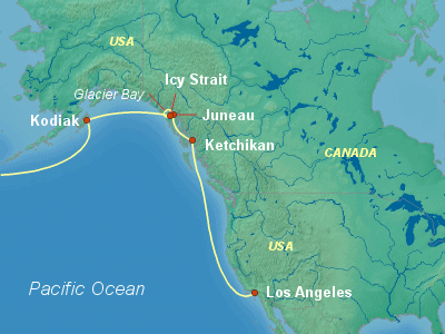 Japan Cruise Itinerary Map