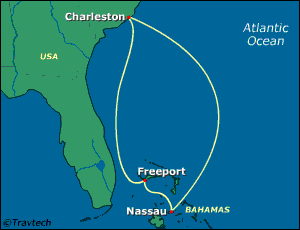 Bahamas Cruise Itinerary Map