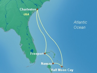Bahamas Cruise Itinerary Map