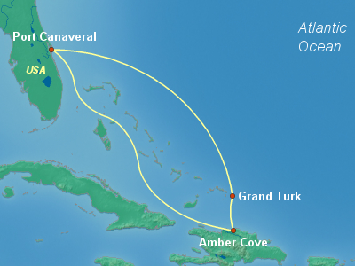 Caribbean Cruise Itinerary Map
