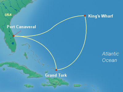 Caribbean Cruise Itinerary Map