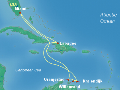 Caribbean Cruise Itinerary Map