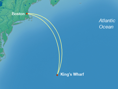 Bermuda Cruise Itinerary Map