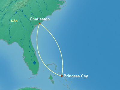 Bahamas Cruise Itinerary Map