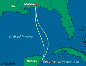 Caribbean Cruise Itinerary Map