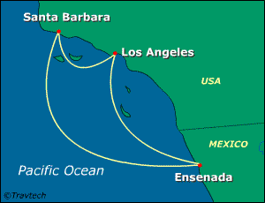 Mexico Cruise Itinerary Map