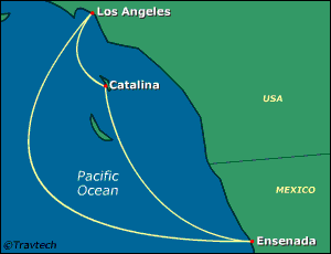 Mexico Cruise Itinerary Map