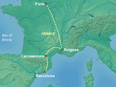Europe Cruise Itinerary Map