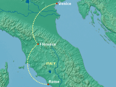 Europe Cruise Itinerary Map