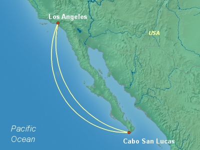 Mexico Cruise Itinerary Map