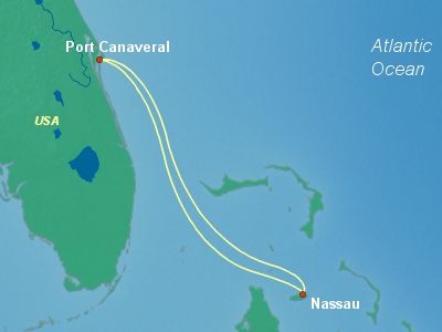 Bahamas Cruise Itinerary Map