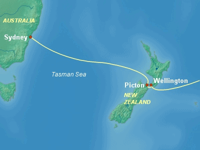 Pacific Islands Cruise Itinerary Map
