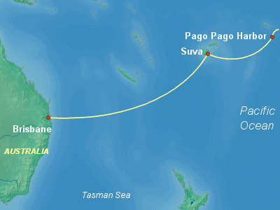 World Cruise Itinerary Map
