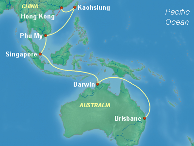 World Cruise Itinerary Map