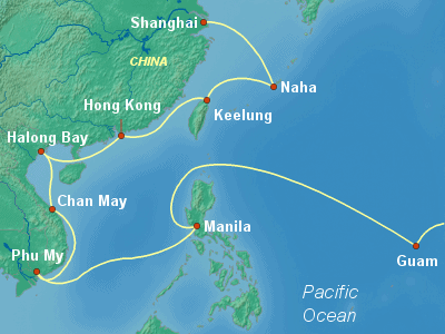 World Cruise Itinerary Map