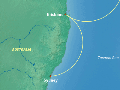 World Cruise Itinerary Map