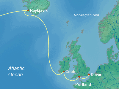World Cruise Itinerary Map