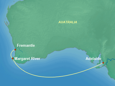 World Cruise Itinerary Map