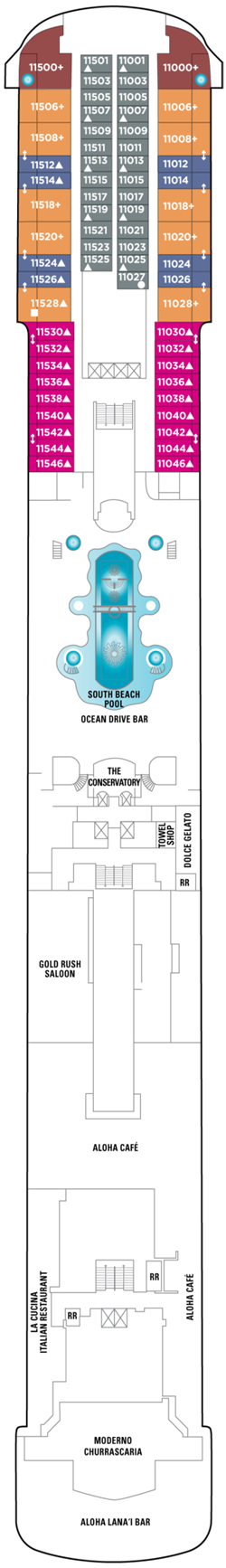 Plan for Deck 11