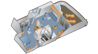 Sample Cabin Image for Category Code PS (Penthouse Suite)