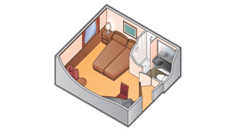 Sample Cabin Image for Category Code XP (Premium Ocean View Stateroom)