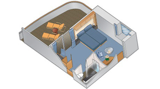 Sample Cabin Image for Category Code XR (Royal Suite)