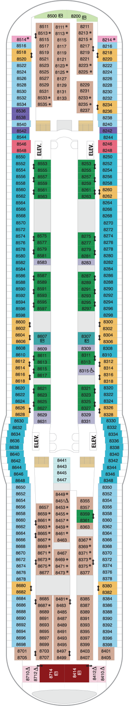 Plan for Deck 8