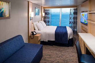Sample Cabin Image for Category Code 1L (Spacious Panoramic Ocean View)