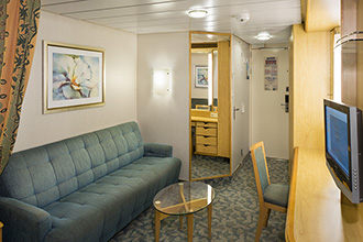 Sample Cabin Image for Category Code 3B (Spacious Ocean View Balcony)