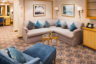 Sample Cabin Image for Category Code GT (Grand Suite - 2 Bedrooms)