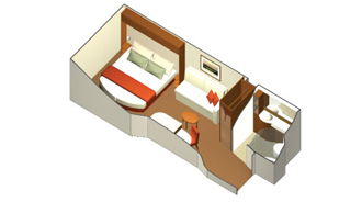 Sample Cabin Image for Category Code 09 (Inside Stateroom)
