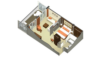 Sample Cabin Image for Category Code CS (Celebrity Suite)