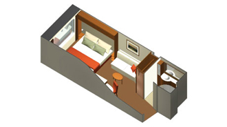 Sample Cabin Image for Category Code O2 (Oceanview Stateroom)