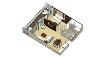 Sample Cabin Image for Category Code RS (Royal Suite)