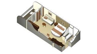 Sample Cabin Image for Category Code S1 (Sky Suite)
