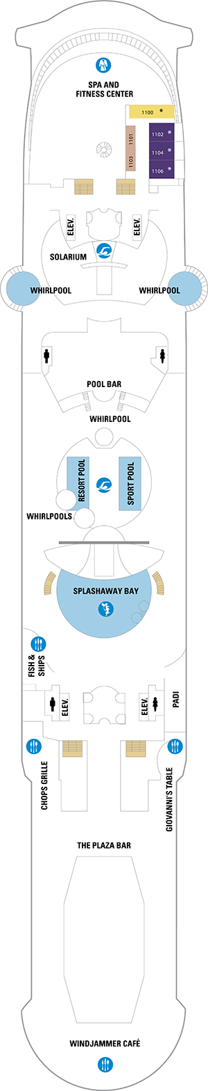 Plan for Deck 11