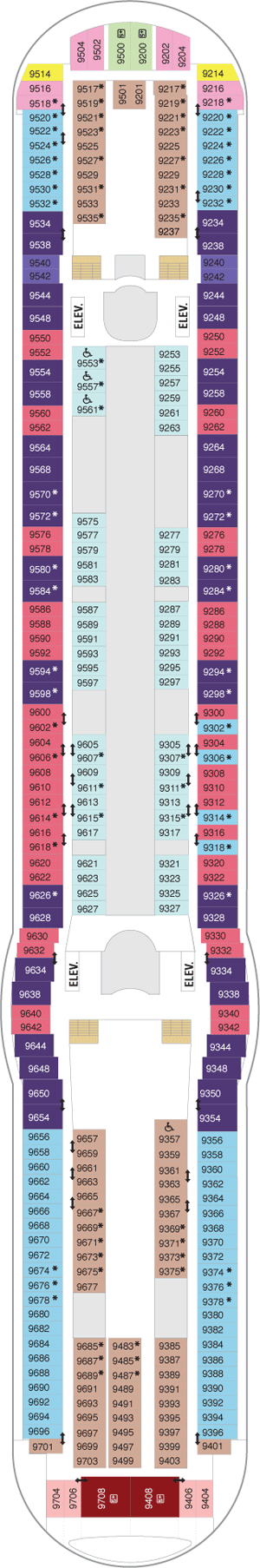 Plan for Deck 9