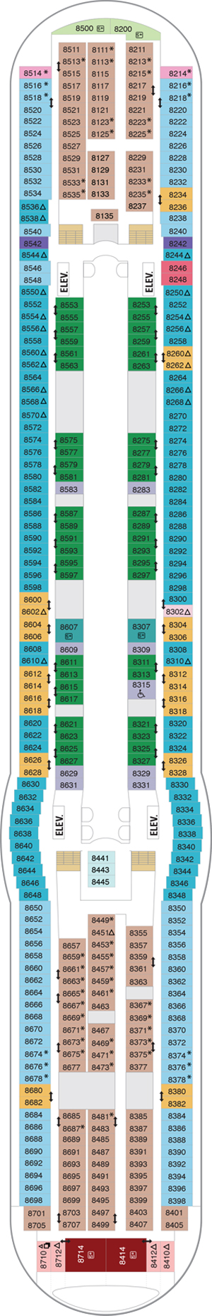 Plan for Deck 8
