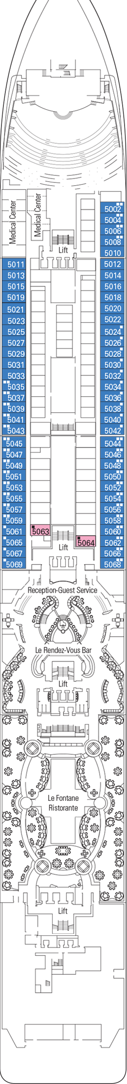 Plan for 5 - Petrarca Deck