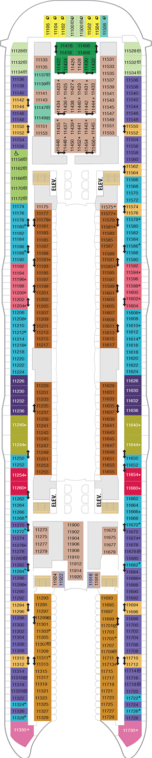 Plan for Deck 11