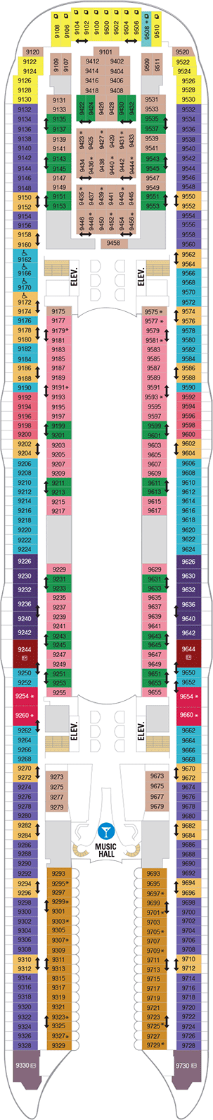 Plan for Deck 9