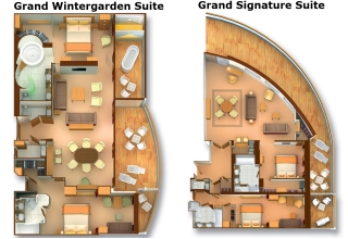 Sample Cabin Image for Category Code GR (Grand Suite (Wintergarden/Signature))