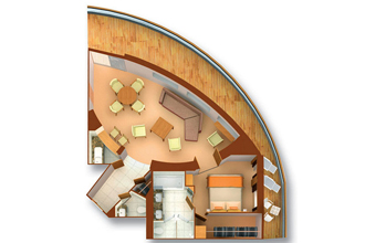 Sample Cabin Image for Category Code OW (Owner's Suite)