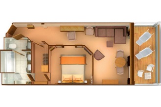 Sample Cabin Image for Category Code PH (Penthouse Suite)
