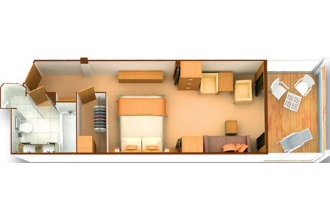 Sample Cabin Image for Category Code V3 (Veranda Suite)