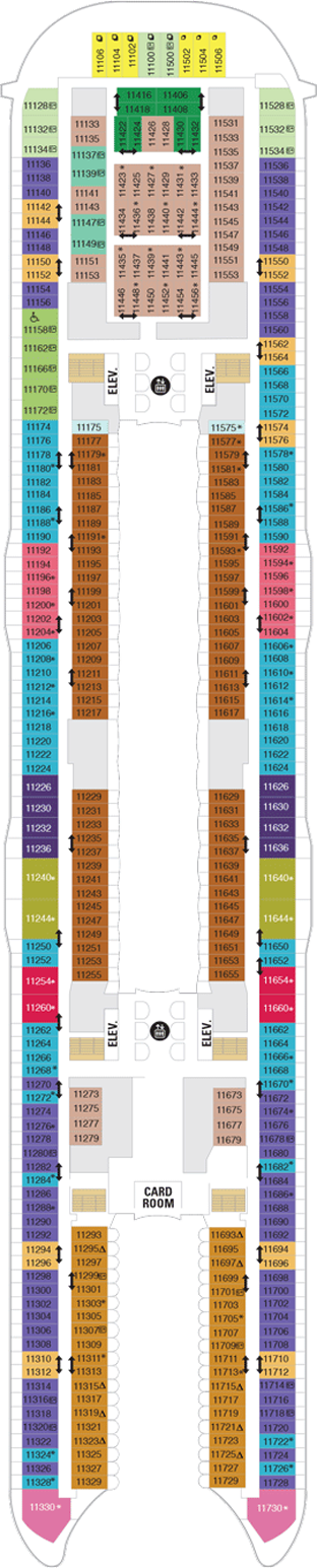 Plan for Deck 11
