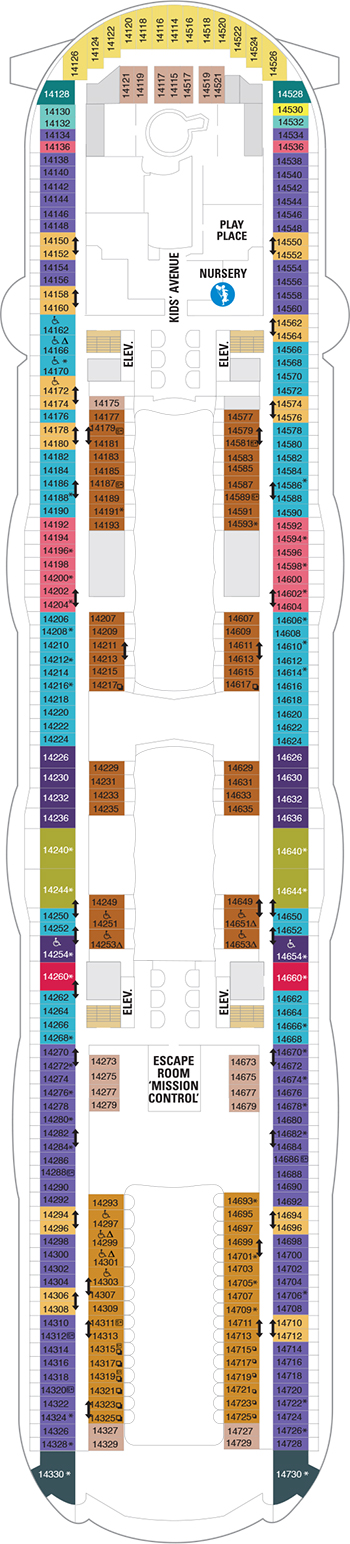 Plan for Deck 14