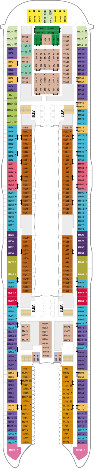 Plan for Deck 11
