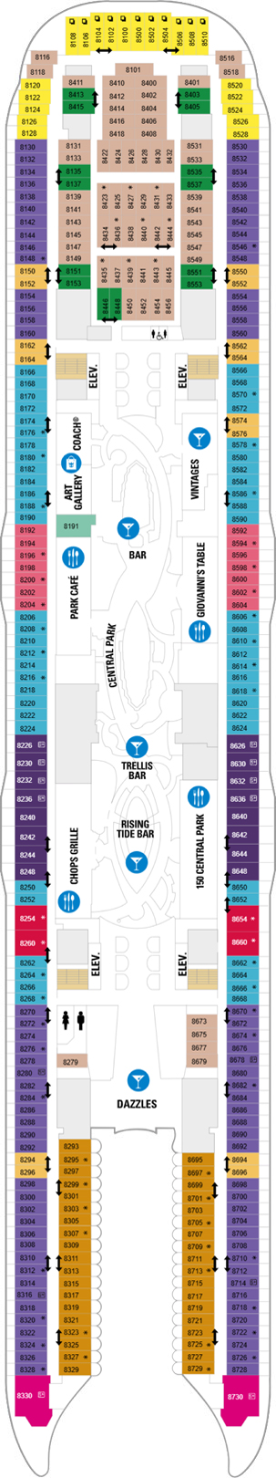 Plan for Deck 8